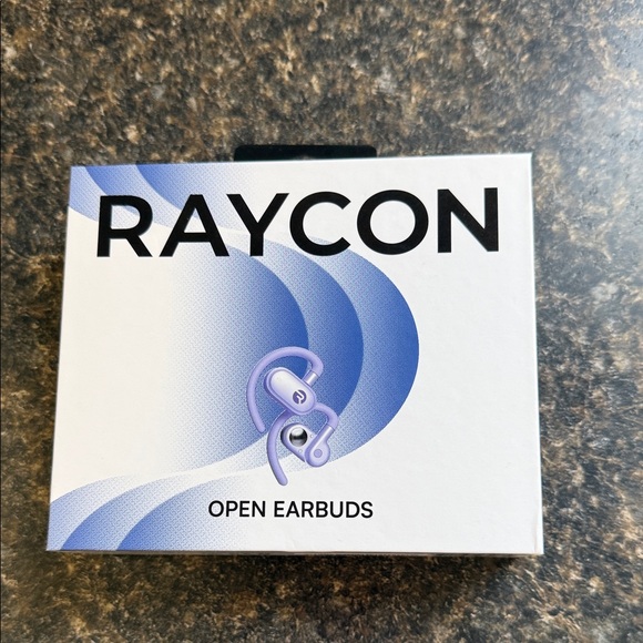 RAYCON open earbuds Wireless Earbuds with Charging Case - Purple NWT - Picture 2 of 2